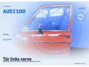 Tür links vorne AUDI 100 (C1) AUDI 100