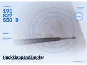 Heckklappendämpfer VW Golf II (19E) 191827550B