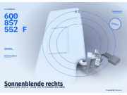 Sonnenblende rechts VW Polo IV (9N, 9A) 6Q0857552F