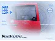 Tür rechts hinten DACIA Sandero 821008795R 6001551299