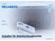Schalter für Nebelschlussleuchte MITSUBISHI Colt VI (Z2, Z3) MN148893