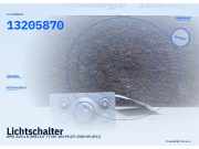 Lichtschalter OPEL Zafira B (A05) 13205870