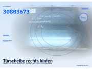 Türscheibe rechts hinten VOLVO V40 Kombi (645) 30803673