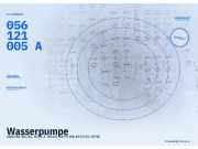 Wasserpumpe AUDI 80 (80, 82, B1) 056121005A