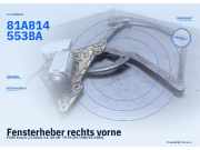 Fensterheber rechts vorne FORD Escort III (GAA) 81AB14553BA