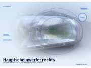 Hauptscheinwerfer rechts VW Golf III (1H)
