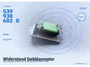 Widerstand Gebläsemotor VW Transporter T4 Bus 5399386020
