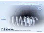 Feder hinten MERCEDES-BENZ C-Klasse (W204) 1x violett