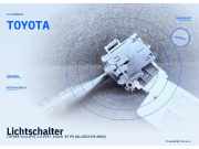 Lichtschalter TOYOTA Yaris (P1) TOYOTA