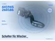 Schalter für Wischer SKODA Felicia I (791) 441945260186