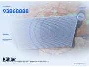 Kühler OPEL Vivaro B Combi (X82) 93868888