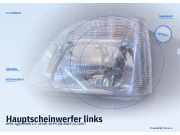 Hauptscheinwerfer links OPEL Agila (H00)