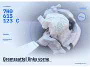 Bremssattel links vorne VW Transporter T6 Fahrgestell 7H0615123C