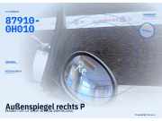Außenspiegel rechts PEUGEOT 107 87910-0H010