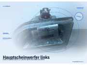 Hauptscheinwerfer links FORD Fiesta III (GFJ)