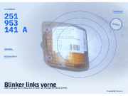 Blinker links vorne VW Transporter T2 Bus 251953141A