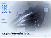 Hauptscheinwerfer links MERCEDES-BENZ A-Klasse (W168) 0301192201