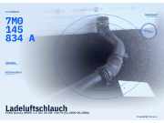 Ladeluftschlauch FORD Galaxy (WGR) 7M3145957F 7M0145834A