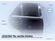 (252254 Tür rechts hinten MERCEDES-BENZ M-Klasse (W164))