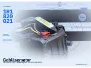 Gebläsemotor VW Golf III (1H) 1H1820021