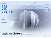 Lagerung für Motor MERCEDES-BENZ CLK (C208) A2032401117 2022402617B