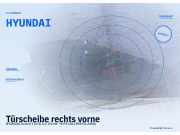 Türscheibe rechts vorne HYUNDAI Accent I (X-3) HYUNDAI