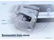 Bremssattel links vorne FIAT Punto (199)