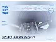 (223377 Lenkstockschalter FIAT Punto Van (188) 735337940) 735337940