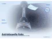 Antriebswelle links VW Golf III Cabriolet (1EX0)