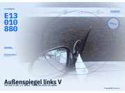 Außenspiegel links VW Golf V (1K) E13010880