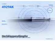 Heckklappendämpfer VW Transporter T4 Bus 4929AK