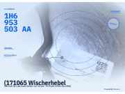 (171065 Wischerhebel VW Golf III Cabriolet (1H6953503AA)) 1H6953503AA