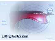Kotflügel rechts vorne OPEL Vectra B (J96)