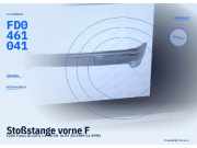 Stoßstange vorne FORD Fiesta III (GFJ) FD0461041