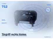 Türgriff rechts hinten OPEL Vectra B (J96) 712