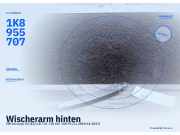 Wischerarm hinten VW Scirocco III (13) 1K8955707A 1K8955707