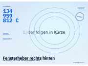 Fensterheber rechts hinten VW Bora (1J) 1J5839756A 1J4959812C