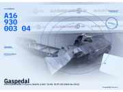 Gaspedal MERCEDES-BENZ A-Klasse (W169) A1693000304