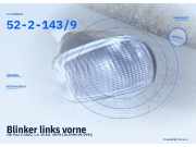 Blinker links vorne VW Polo II (86C) 52-2-143/9