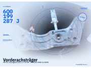 Vorderachsträger VW Fox Schrägheck (5Z) 6Q0199287J