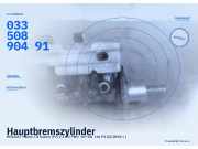Hauptbremszylinder RENAULT Master III Kasten (FV) 03350890491