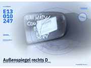 Außenspiegel rechts DAIHATSU Cuore III (L201) E13010247