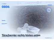 Türscharnier rechts hinten unten MERCEDES-BENZ C-Klasse (W204) 0806