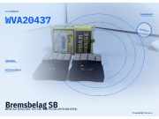 Bremsbelag SB BMW 5er (E12) WVA20437