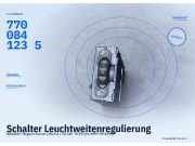 Schalter Leuchtweitenregulierung RENAULT Megane Scenic (JA) 7700841235