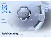 Radabdeckung AUDI A3 (8P) 8L0601147A
