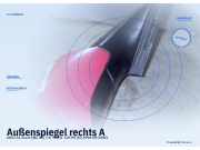 Außenspiegel rechts AUDI A4 Avant (8D, B5)