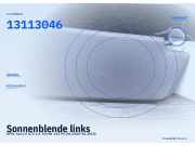 Sonnenblende links OPEL Astra H GTC 13233496 13113046