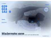 Wischermotor vorne MERCEDES-BENZ CLK (C208) 0390241420