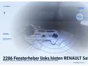 Fensterheber links hinten RENAULT Safrane I (B54)
